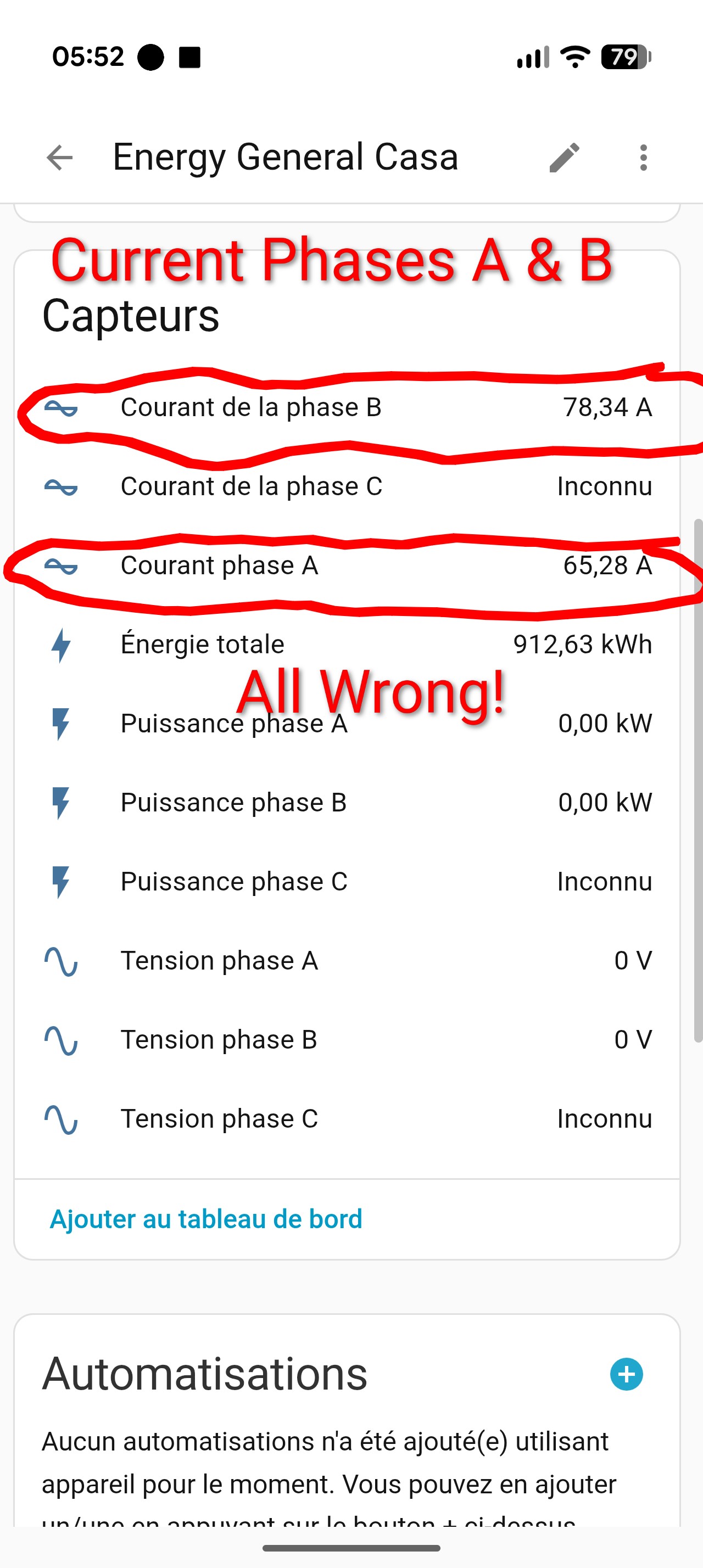 Home Assistant Official Tuya Integration wrong values